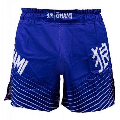 Okami Fight Shorts Big Kanji Kék