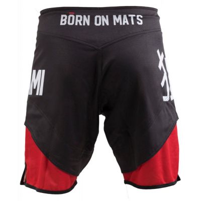 Okami Fight Shorts BORNRED Preto-Vermelho