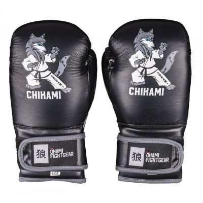 Okami Fightgear Chikami Boxing Gloves Schwarz