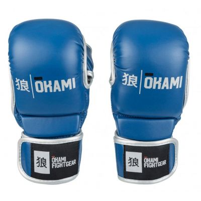 Okami Fightgear MMA Gloves Combat Azul