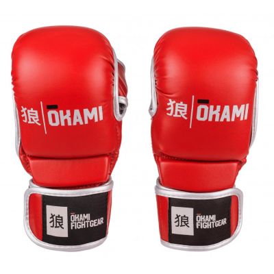 Okami Fightgear MMA Gloves Combat Rouge