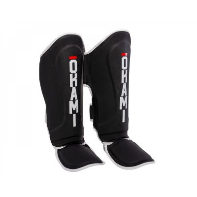 Okami Fightgear Stand-Up Shin Guards Contender Black