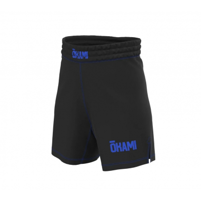 Okami Grapplino Kids Fight Shorts Negro-Azul