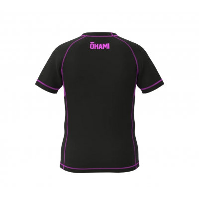 Okami Grapplino Kids Rashguard Negro-Rosa
