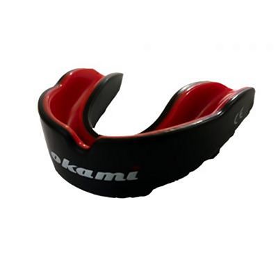 Okami Hi-Pro Junior Mouthguard Preto-Vermelho