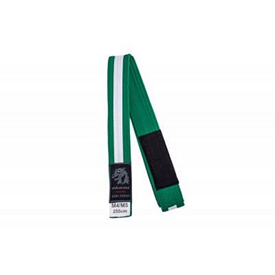 Okami Kids BJJ Belt Verde-Blanco