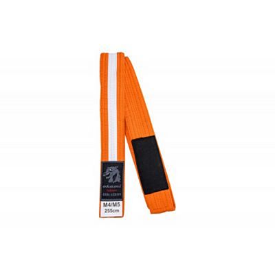 Okami Kids BJJ Belt Narancssàrga-Fehèr