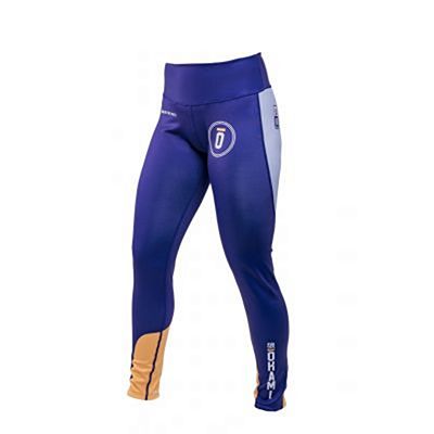 Okami Ladies Competition Spats 1 Roxo-Amarelo