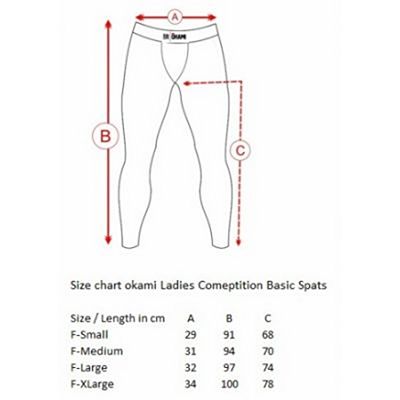 Okami Ladies Competition Spats 1 Lila-Gelb