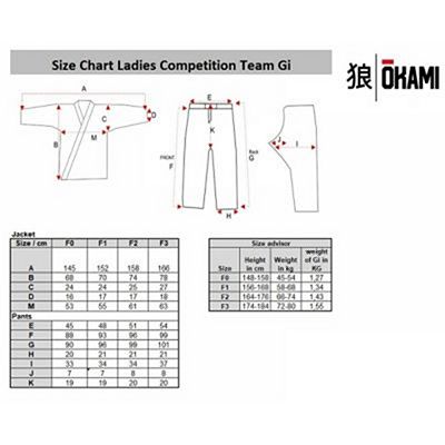 Okami Ladies Competition Team Gi Vit