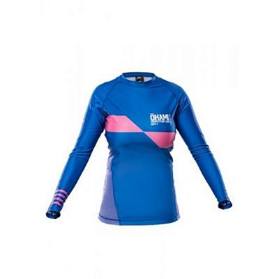 Okami Ladies Rashguard Competition Basic 2 Blu-Rosa