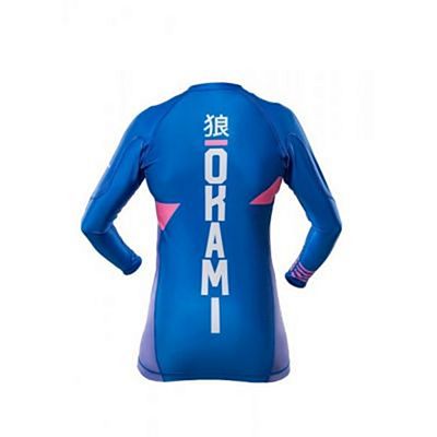 Okami Ladies Rashguard Competition Basic 2 Blu-Rosa