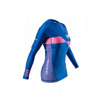 Okami Ladies Rashguard Competition Basic 2 Blau-Rosa