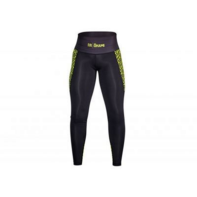 Okami Ladies Spats Neon Black-Yellow