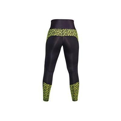 Okami Ladies Spats Neon Negro-Amarillo