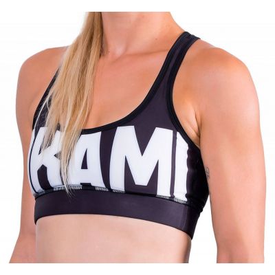 Okami Ladies Sports Bra Black & White Nero-Bianco