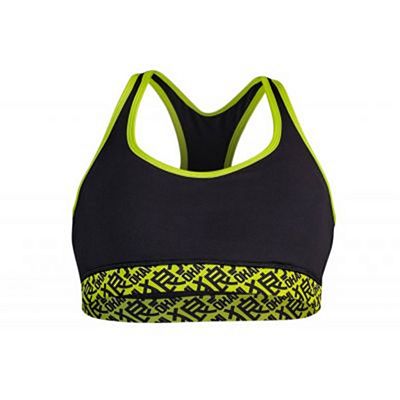 Okami Ladies Sports Bra Neon Preto-Amarelo