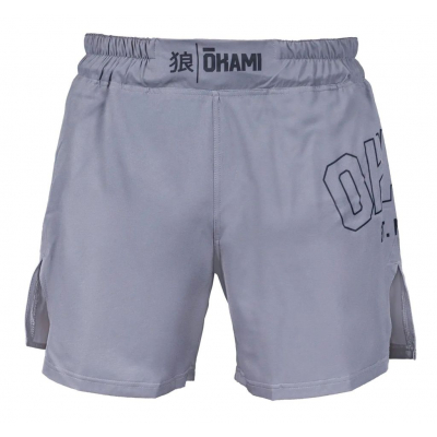Okami Logo Fightshorts Gris-Noir