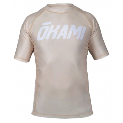 Okami Logo Rashguard Marron-Blanc