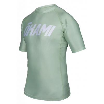 Okami Logo Rashguard Vert-Blanc