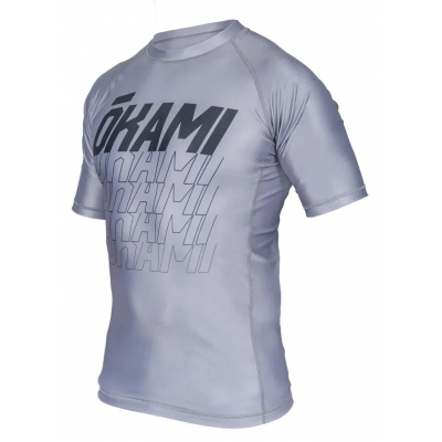 Okami Logo Rashguard Gris-Noir