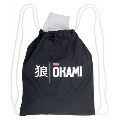 Okami Organic Hoodie Blocklogo Negro