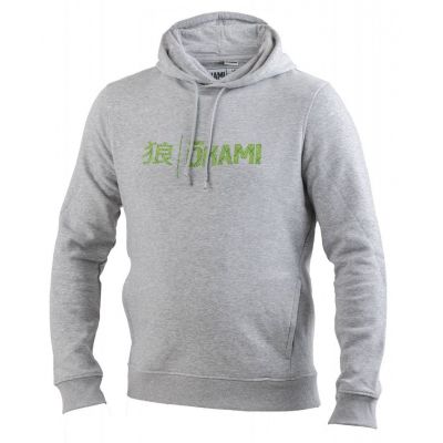 Okami Organic Hoodie Kanji Jungle Heather Szürke