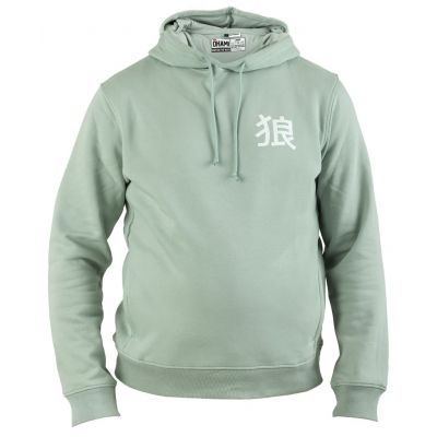 Okami Organic Hoodie Small Kanji Sage Grün