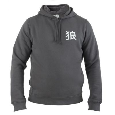 Okami Organic Hoodie Small Kanji Sage Cinza