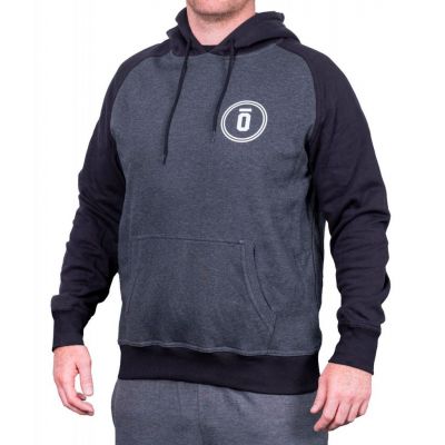 Okami Raglan Hoodie Aniversary Preto-Cinza