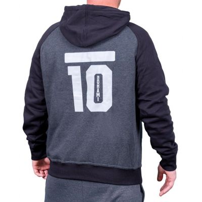 Okami Raglan Hoodie Aniversary Preto-Cinza