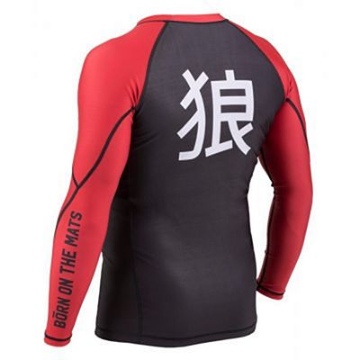 Okami Rashguard BORNRED Preto-Vermelho