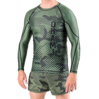 Men's Green Camo Compression Shorts