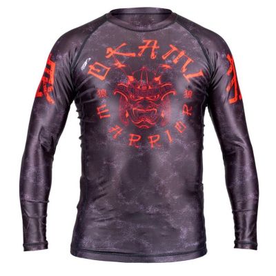 Okami Rashguard Warrior Longsleeved Preto