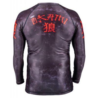 Okami Rashguard Warrior Longsleeved Schwarz