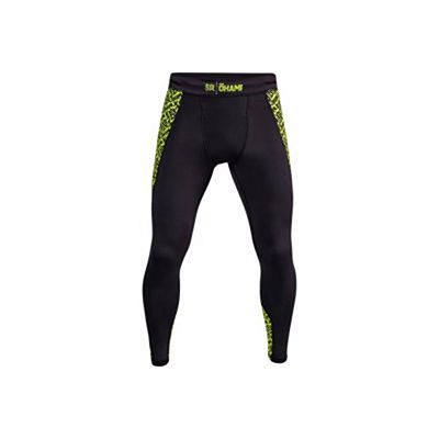 Okami Spats Neon Nero-Giallo