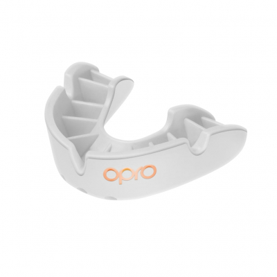 OPRO Adult Bronze Mouthguard Blanco