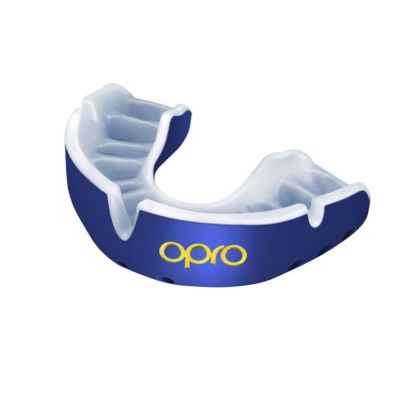 OPRO Adult Gold Navy Blu-Bianco