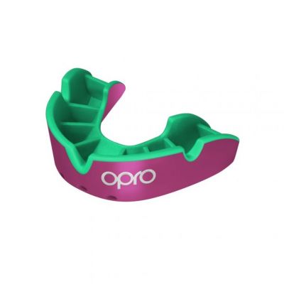 OPRO Adult Silver Rose-Vert