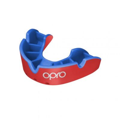 OPRO Adult Silver Rojo-Azul Marino