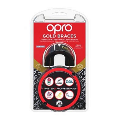 OPRO Gold Braces Nero