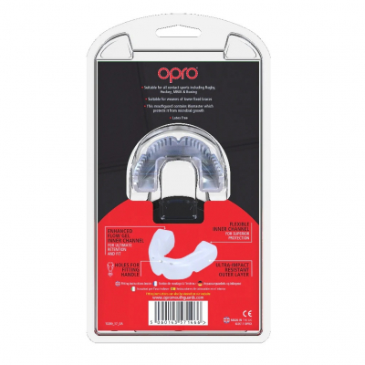 OPRO Lower Braces White-White