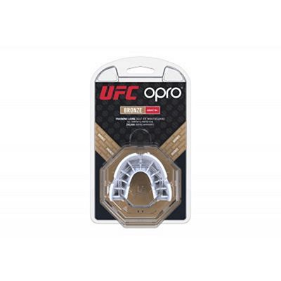 OPRO Self-fit UFC Bronze Mouthguard Blanco