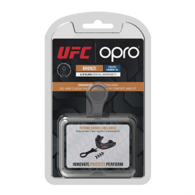 OPRO Bucal Infantil Self-fit UFC Bronze Negro