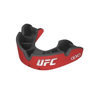 OPRO Self-fit UFC Junior Silver Mouthguard Rosso-Nero