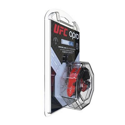 OPRO Self-fit UFC Junior Silver Mouthguard Rosso-Nero