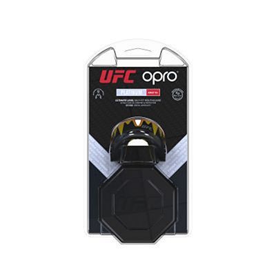 OPRO Self-fit UFC Platinum Fangz Mouthguard Noir