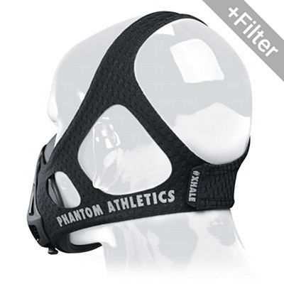 Phantom Training Mask Con Filtro Particulas GDK Negro