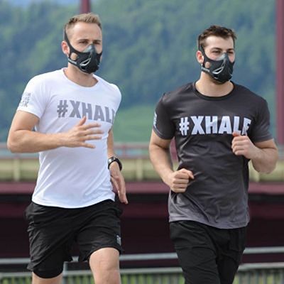 Phantom Training Mask Con Filtro Particulas GDK Negro