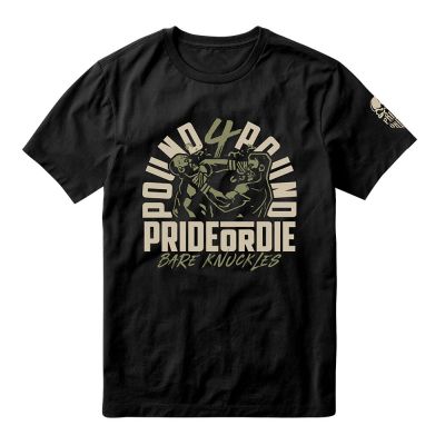 Pride Or Die Bare Knuckles T-shirt Noir